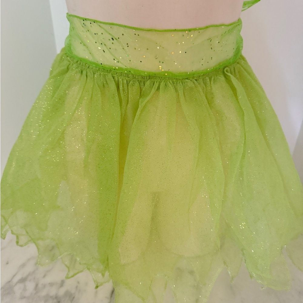 Halloween Tinkerbell tie back tutu skirt/ One Size
